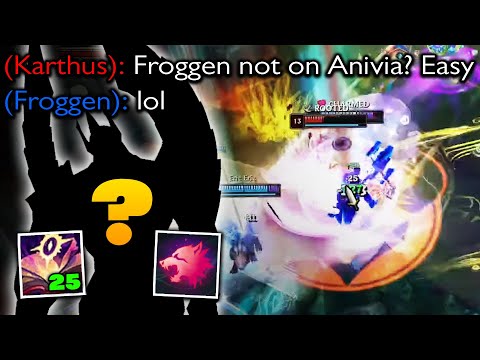 Challenger Stream Snipers banned MY ANIVIA so I showed them my 2ND BEST CHAMP..