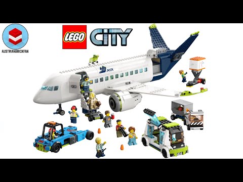 Vidéo LEGO City 60367 : L’avion de ligne