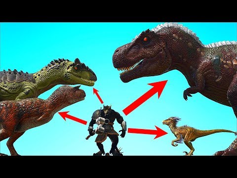 Ark Survival - GELRAGARIAN vs RAPTOR/CARNO/ALLO/TREX and more  [Ep.156]
