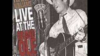 MOANIN&#39;  THE  BLUES  by  HANK  WILLIAMS - { Opry }