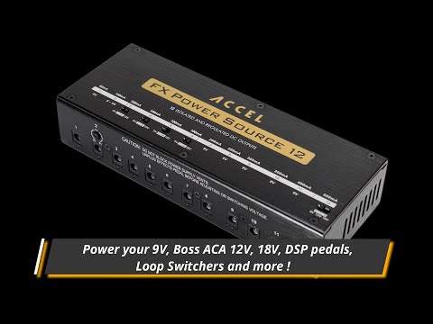 FX Power Source 12 Guitar Effects Isolated Outputs Pedal Board Power Supply image 7