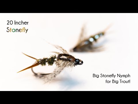 20 Incher Stonefly Nymph - McFly Angler Nymph Fly Tying Tutorials