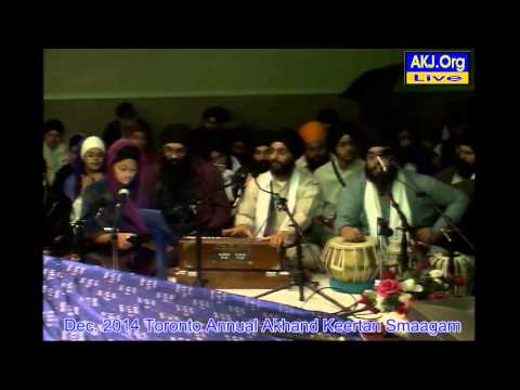 057 Toronto Dec. 2014 Smaagam - Friday Morning Keertan - Bh. Gurdeep Singh Jee Toronto