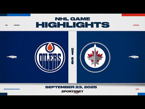 NHL Preseason Highlights | Oilers vs. Jets - September 23, 2025