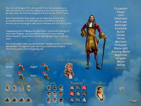 Sid Meier's Pirates - Retired at 55~