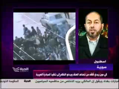 المهندس مطيع البطين في لقاء مع قناة الحرة و الحديث عن تفجيرات دمشق