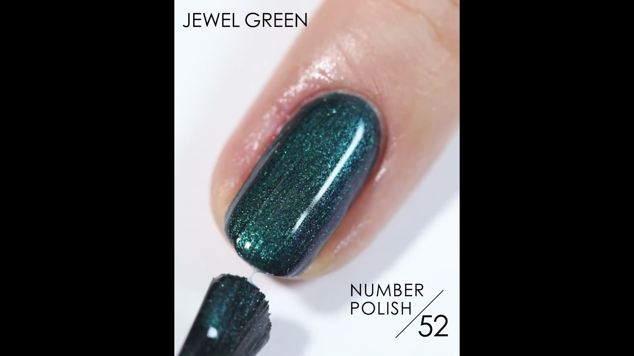 新色】NUMBER POLISH 52 JEWEL GREEN / ジュエルグリーン｜D-UP ONLINE