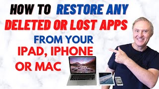 How to RESTORE any Deleted or Lost Apps on iPad, iPhone, or MAC
