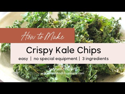 How to Make Crispy Oven Baked Kale Chips: Easy Recipe WITHOUT an air-fryer! #kalechips #kaleyeah