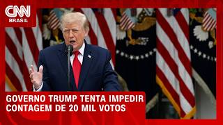 Vídeo: Entenda por que Trump tenta impedir contagem de votos na California | LIVE CNN