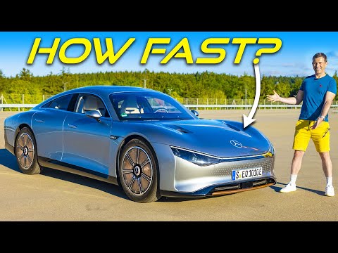 Mercedes EQXX 0-60mph, 1/4-mile & range test!