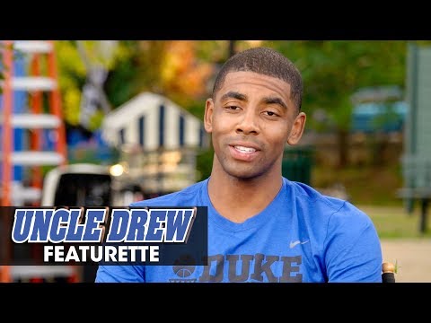 Thumbnail of the video: Uncle Drew (2018 Movie) Featurette “The Man, The Myth, The Legend” – Kyrie Irving, Lil Rel Howery