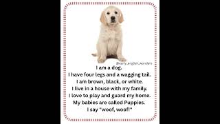 🐶 "I Am a Dog!" | Fun & Engaging Learning for Kids! 🐾🏡