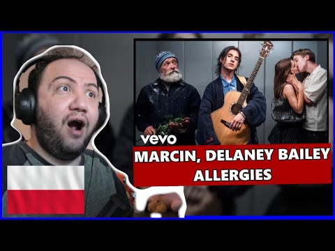 Marcin, Delaney Bailey - Allergies (Official Music Video) - TEACHER PAUL REACTS