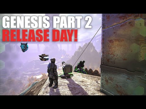 Raiding For Our Base Spot Day 1 Ark Genesis Part 2 | Ark Pvp Small Tribes E1