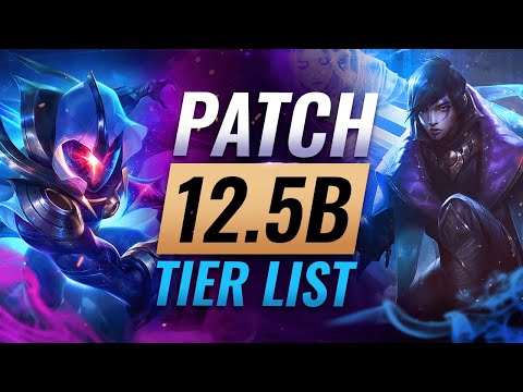 UPDATED TIER LIST: Best Champions in Patch 12.5b - League of Legends