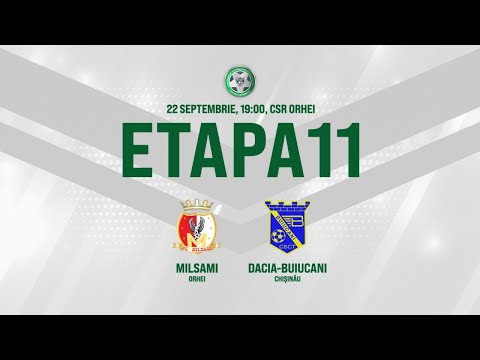 LIVE: DIVIZIA NAȚIONALĂ,Etapa 11,FC MILSAMI -DACIA BUIUCANI 22.09.2020, 19:00