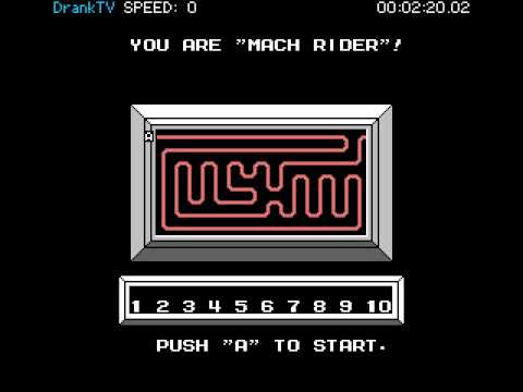 Mach Rider Race on a custom long route.