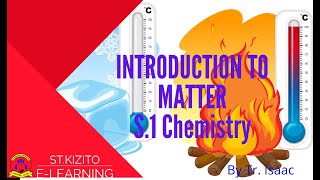 INTRODUCTION TO MATTER