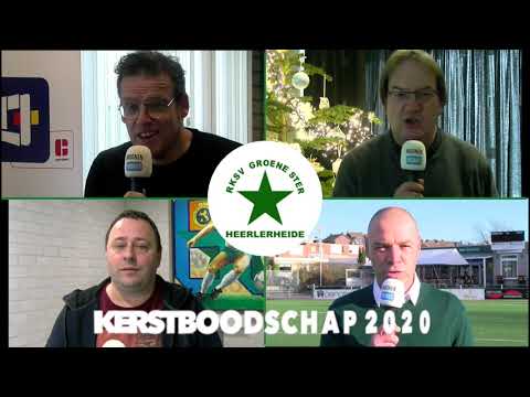 Kerstboodschap Groene Ster 2020
