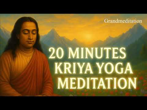 20-MINUTE KRIYA YOGA MEDITATION 🧘‍♂️ | Cleanse Your Karma & Awaken Inner Peace (Guided Meditation) 