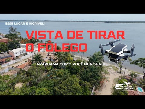 LAGOA DE ARARUAMA VISTA DO ALTO 😍 | AREAL RJ | IMAGENS DE TIRAR O FÔLEGO COM DRONE