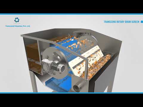 Rotary Drum Screen | Transcend Cleantec Pvt. Ltd.