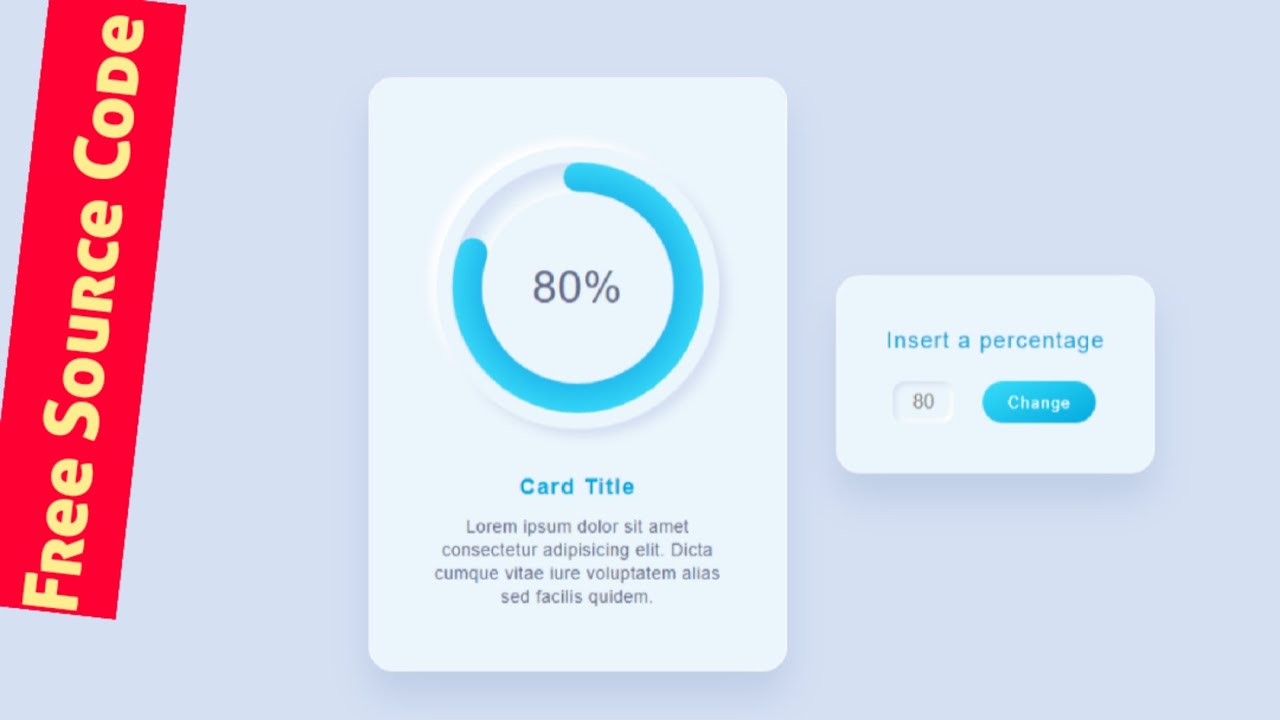 Circle Progress Bar [ Free Source Code ]