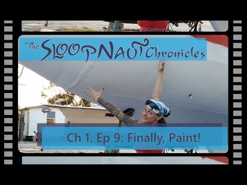 BOAT YARD: Using a two-part EPOXY PAINT from Sherwin Williams for a STEEL SAILBOAT | CH1 EP9