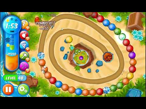 Marble Woka Woka Level 48 - NO BOOSTERS 🐢 | SKILLGAMING ✔️