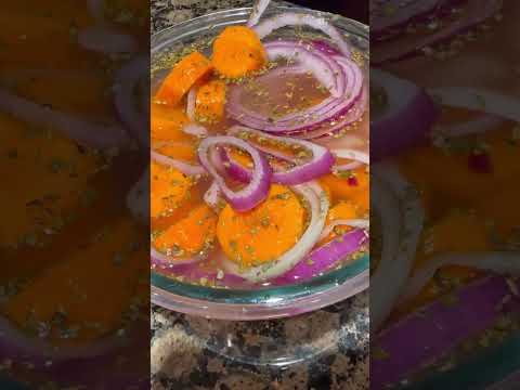 Como Hacer un Rico CURTIDO de ZANAHORIA y CEBOLLA MORADA #comida #food #shorts