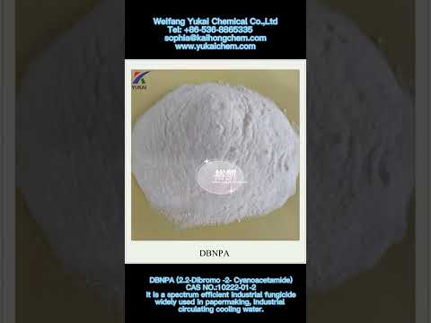 Water Treatment Biocide DBNPA CAS 10222-01-2 WEIFANG YUKAI CHEMICAL CO LTD WWW.YUKAICHEM.COM