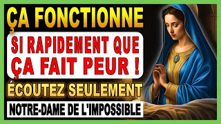 PRIÈRE MIRACULEUSE de NOTRE-DAME DE L'IMPOSSIBLE Celui qui a prié cette prière a reçu sa BÉNÉDICTION