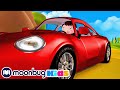 Driving In My Car V3 Cars Trucks Vehicles Cartoon Moonbug Kids