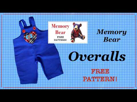 Overalls For Memory Bear Free Pattern Full Step By Step Tutorial With Lisa Pay