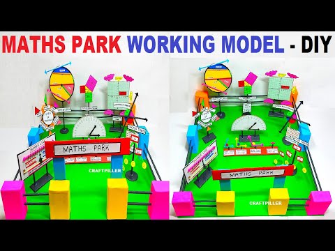 maths park working model diy maths project howtofunda craftpiller