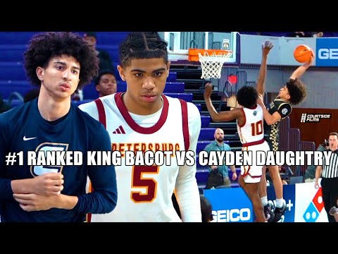 #1 Ranked Freshman King Bacot vs 5-Star PG Cayden Daughtry!