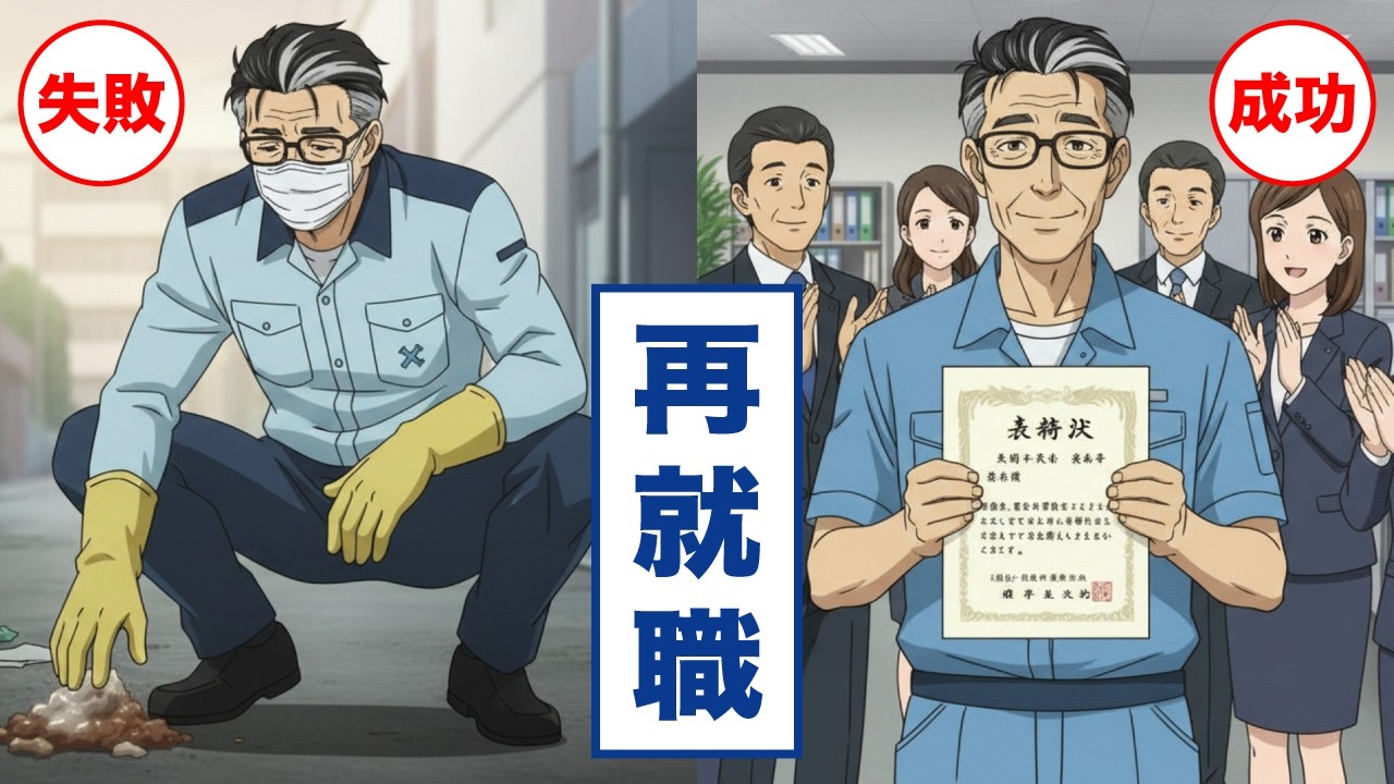 【地獄】60代の再就職「現実は甘くなかった」プライドをへし折られた仕事選びの失敗談と成功体験【シニア朗読雑学】