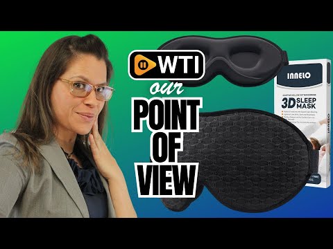 INNELO Contoured Sleep Mask for Side Sleepers - 100% Light Blocking - WTI product video review