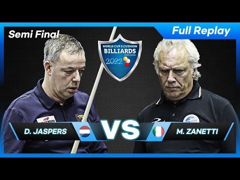Semi Final - Dick JASPERS vs Marco ZANETTI (Ankara World Cup 3-Cushion 2022)