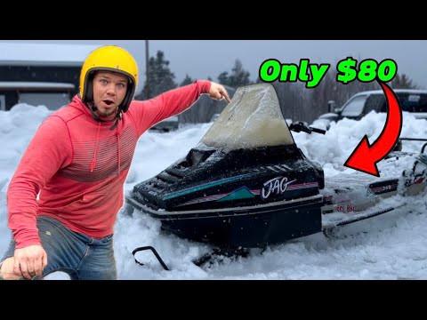 I bought this $80 snowmobile from marketplace…(and got it running again) Part 2!