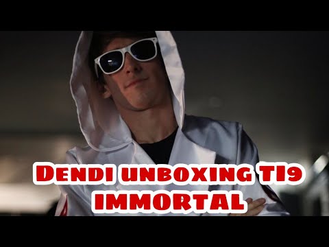 Dendi unboxing TI9  TREASURE I AND TREASURE II