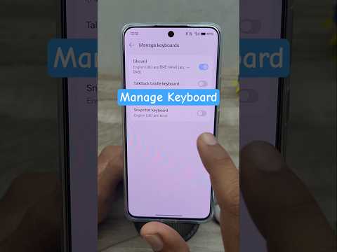 how to manage Keyboard in realme phone #realme #settings #android