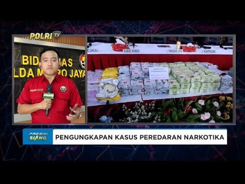 LIVE - POLDA METRO JAYA UNGKAP KASUS PEREDARAN GELAP NARKOTIKA
