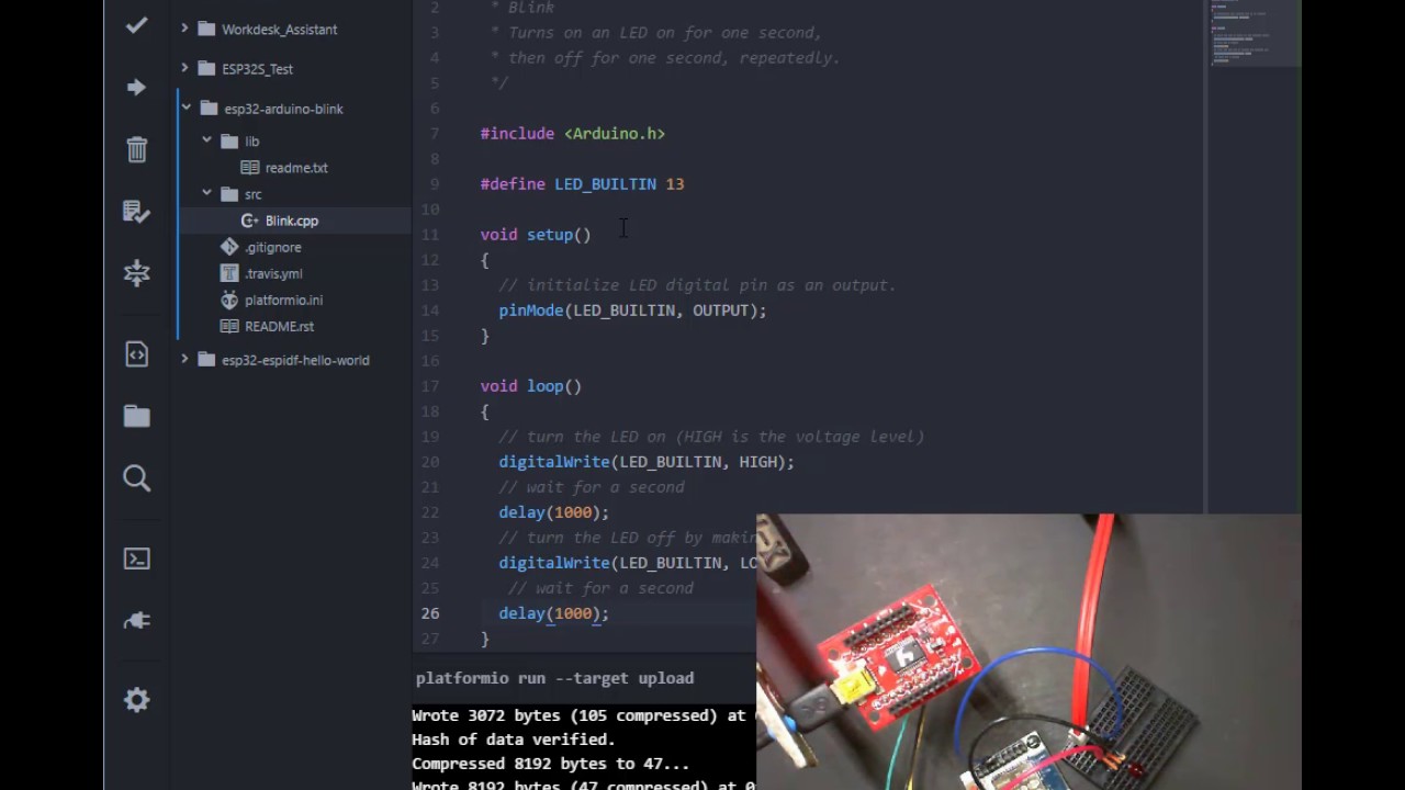 ESP32S Step 3 Blink an LED