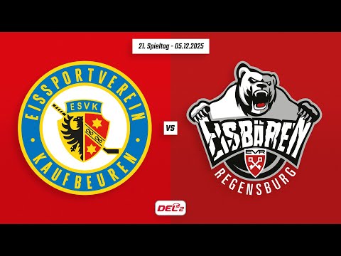21. Spieltag DEL2 | ESV Kaufbeuren vs. Eisbären Regensburg | Game Highlights