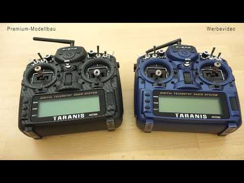 FrSky Taranis X9D Plus SE 2019 - Vergleich der Modelle Nachtblau mit Carbon Fiber (DEUTSCH)