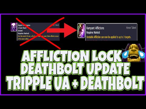 9.1.5 Affliction Warlock Deathbolt Onesot  Update - Trying Out Deathbolt Without Rapid Contagion 3v3