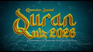 Download lagu DAY 2: Mercy TV Qur'an Quiz 2026 Ramadan Special | 1st Ramadan to 20th Ramadan, 02:30 PM to 03:30 PM mp3