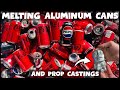 Melting Aluminium Cans Pure Aluminum From Cans ASMR Metal Melting BigStackD Zinc Prop Casting